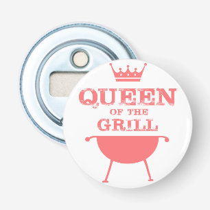 Queen Of The Grill, Pink Bottle Opener
