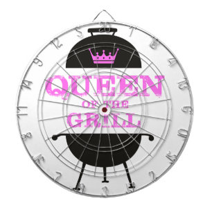 Queen Of The Grill, Pink Crown Pink Dartboard