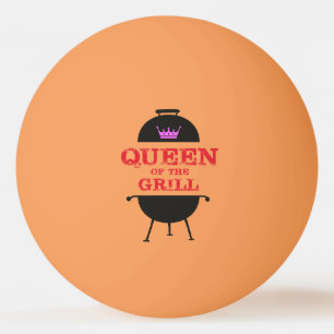 Queen Of The Grill, Pink Crown Red Ping Pong Ball