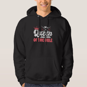 Queen Of The Hole Ice Fishing Hoodie