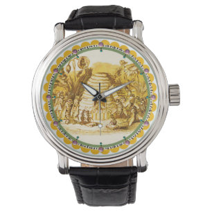 QUEEN OF THE HONEY BEES  IN SKEP / BEEKEEPER WATCH