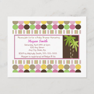 Queen of The Jungle Baby Shower Invitation