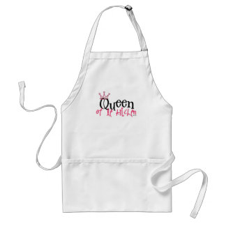 queen of the kitchen apron