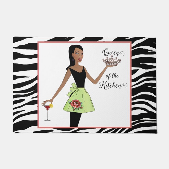 "Queen of the Kitchen" DIVA Doormat (Front)
