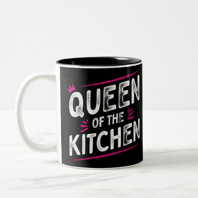 Queen of the Kitchen Mug (Left)