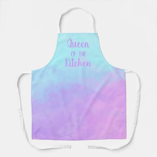 Queen of the Kitchen Pastel Apron (Front)