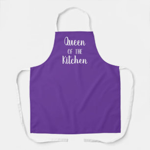 Queen of the Kitchen Purple Apron
