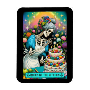 Queen of the Kitchen Tarot Card Magnet