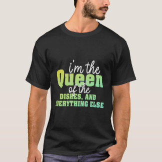 Queen Of The Laundry Housewife Cleaning Funny Hous T-Shirt