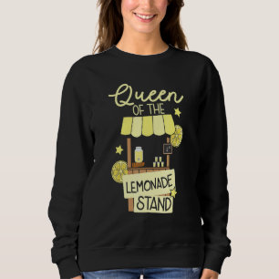 Queen Of The Lemonade Stand Lemon  Fruit Business Sweatshirt