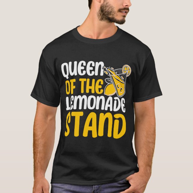 Queen Of The Lemonade Stand Lemon Juice Business C T-Shirt (Front)