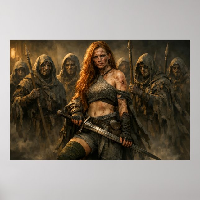 Queen of the Lepers Poster (Front)