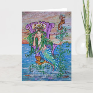 Queen of the Mermaids Card
