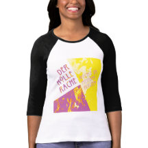 Queen of the Night angular flame shirt