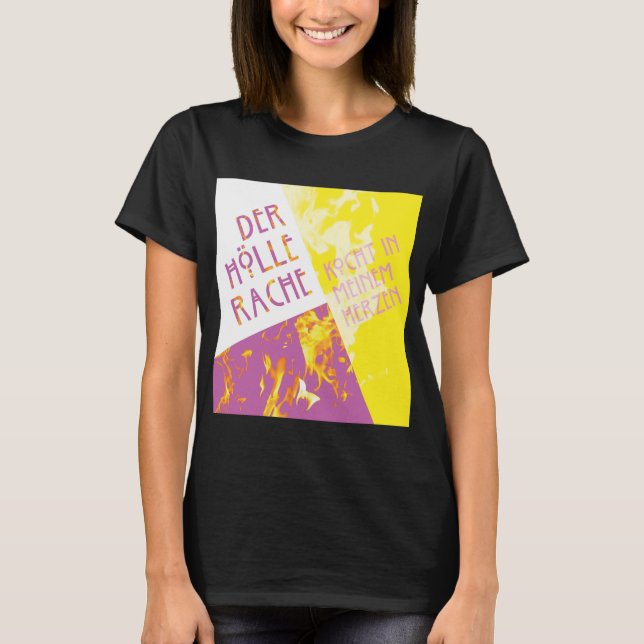 Queen of the Night angular flame shirt (Front)