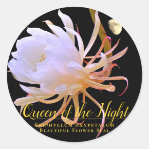 Queen of the Night Classic Round Sticker