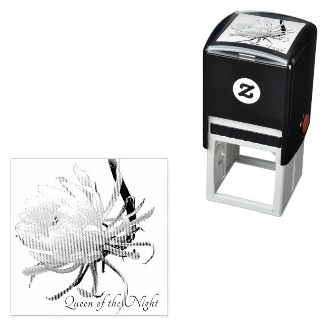 Queen of the Night Self-inking Stamp (In Situ)