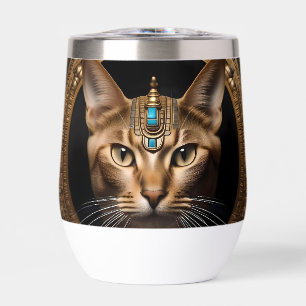 Queen of the Nile: Cleopatra the Cat in Headdress