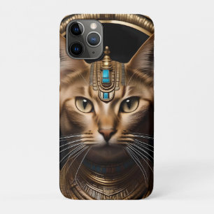 Queen of the Nile: Cleopatra the Cat in Headdress iPhone 11 Pro Case