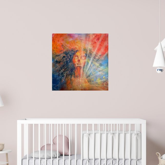 "Queen of the Ocean" Radiant Spirit Art Poster  (Nursery 2)