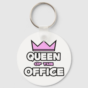 Queen of the Office Key Ring
