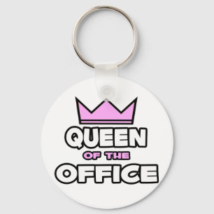 Queen of the Office Key Ring