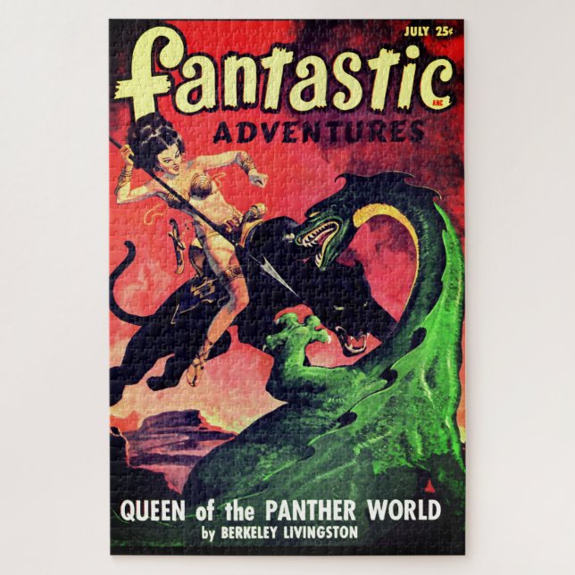 Queen of the Panther World Jigsaw Puzzle (Vertical)