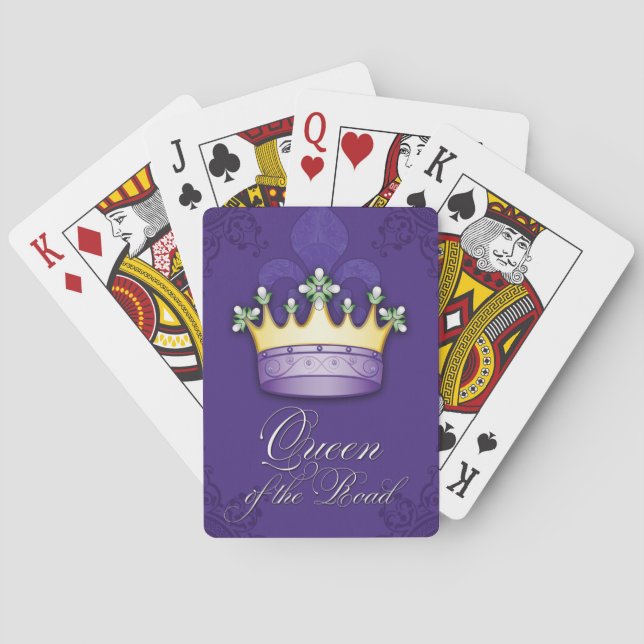 Queen of the Road Playing Cards (Back)