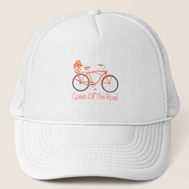 Queen Of The Road Trucker Hat (Front)