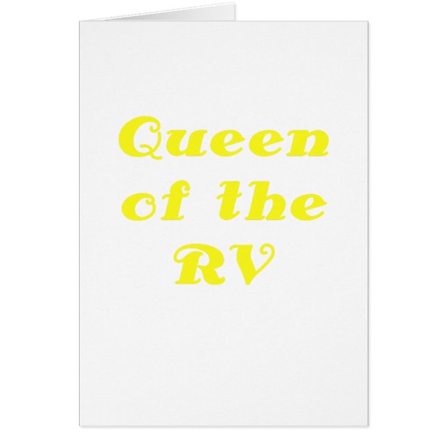 Queen of the RV (Front)