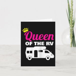 Queen Of The Rv Camping Camper Vacation Gift Card