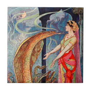 Queen of the Snakes Ceramic Tile