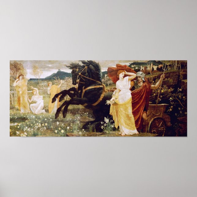 Queen of the Underworld; Spring Goddess Persephone Poster (Front)