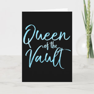 Queen Of The Vault Shirt Cute Gymnastics Gift Gymn Card