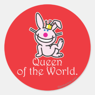 Queen Of The World Classic Round Sticker