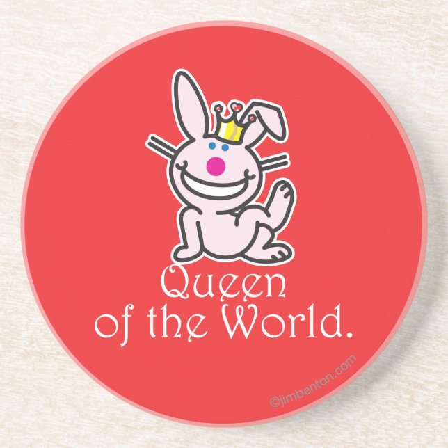Queen Of The World Coaster (Front)