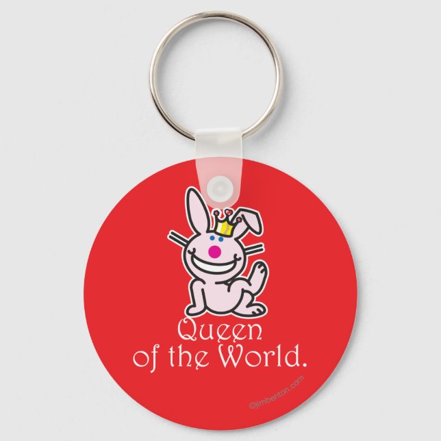 Queen Of The World Key Ring (Front)