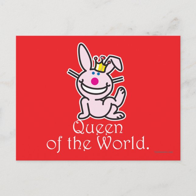 Queen Of The World Postcard (Front)