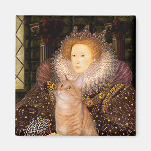 Queen - Orange Tabby cat 46 Magnet