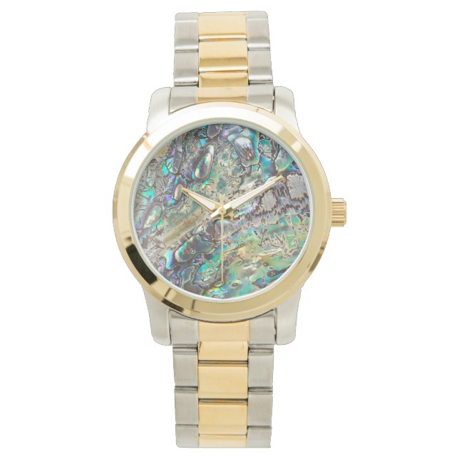 Queen paua shell watch (Front)