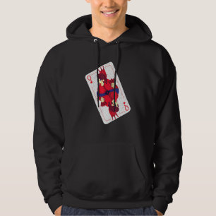 Queen Playing Card Game Cards Player Texas All In  Hoodie