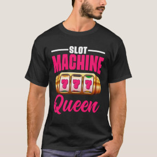 Queen Poker Player Casino Gambling Poker Cards Gam T-Shirt