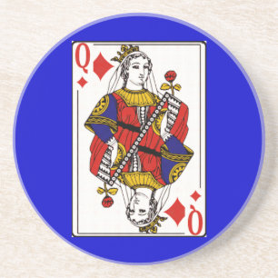 Queen Poker Player Coaster