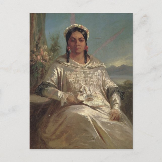 Queen Pomare IV of Tahiti Postcard (Front)
