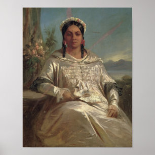 Queen Pomare IV of Tahiti Poster