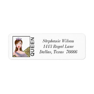 QUEEN RETURN ADDRESS LABEL