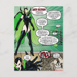 Queen Rockdora postcard