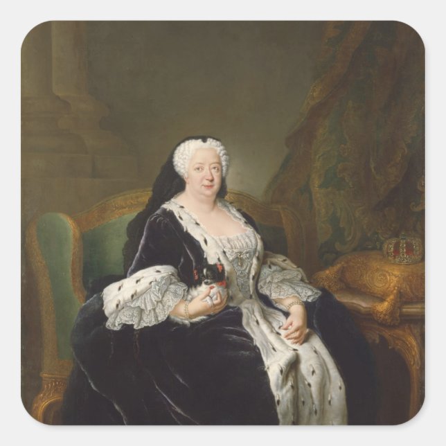 Queen Sophia Dorothea of Hanover Square Sticker (Front)