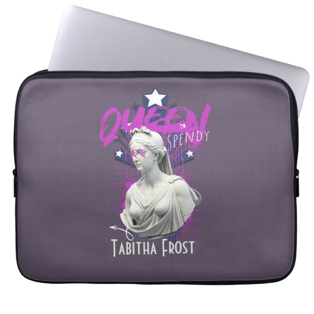 Queen Spendy personalised Laptop Sleeve (Front)
