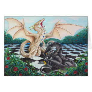 "Queen Takes King" card